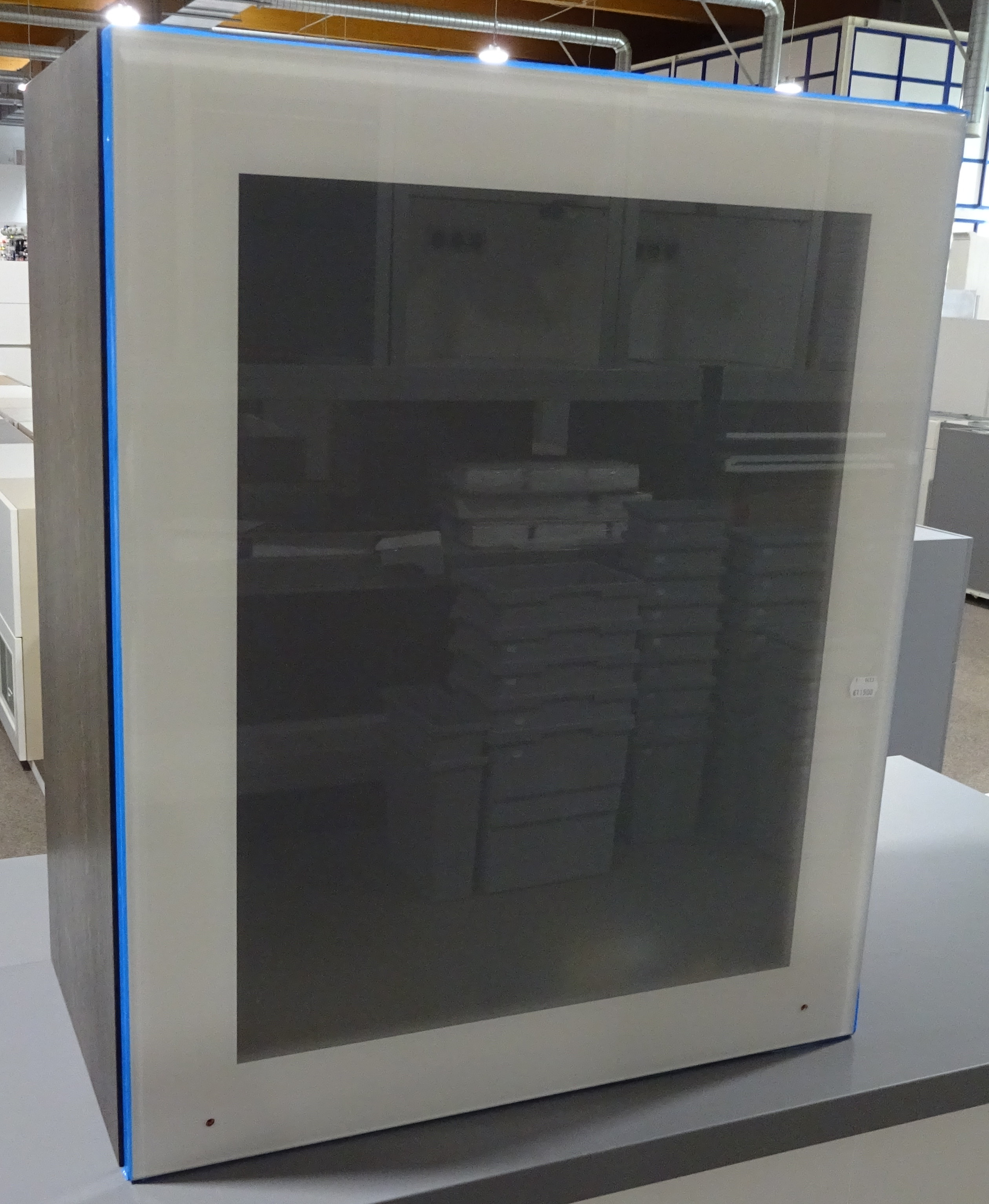 Hängeschrank Wand Schrank Klapptür Küche Ausstellungsstück mit Mattglas